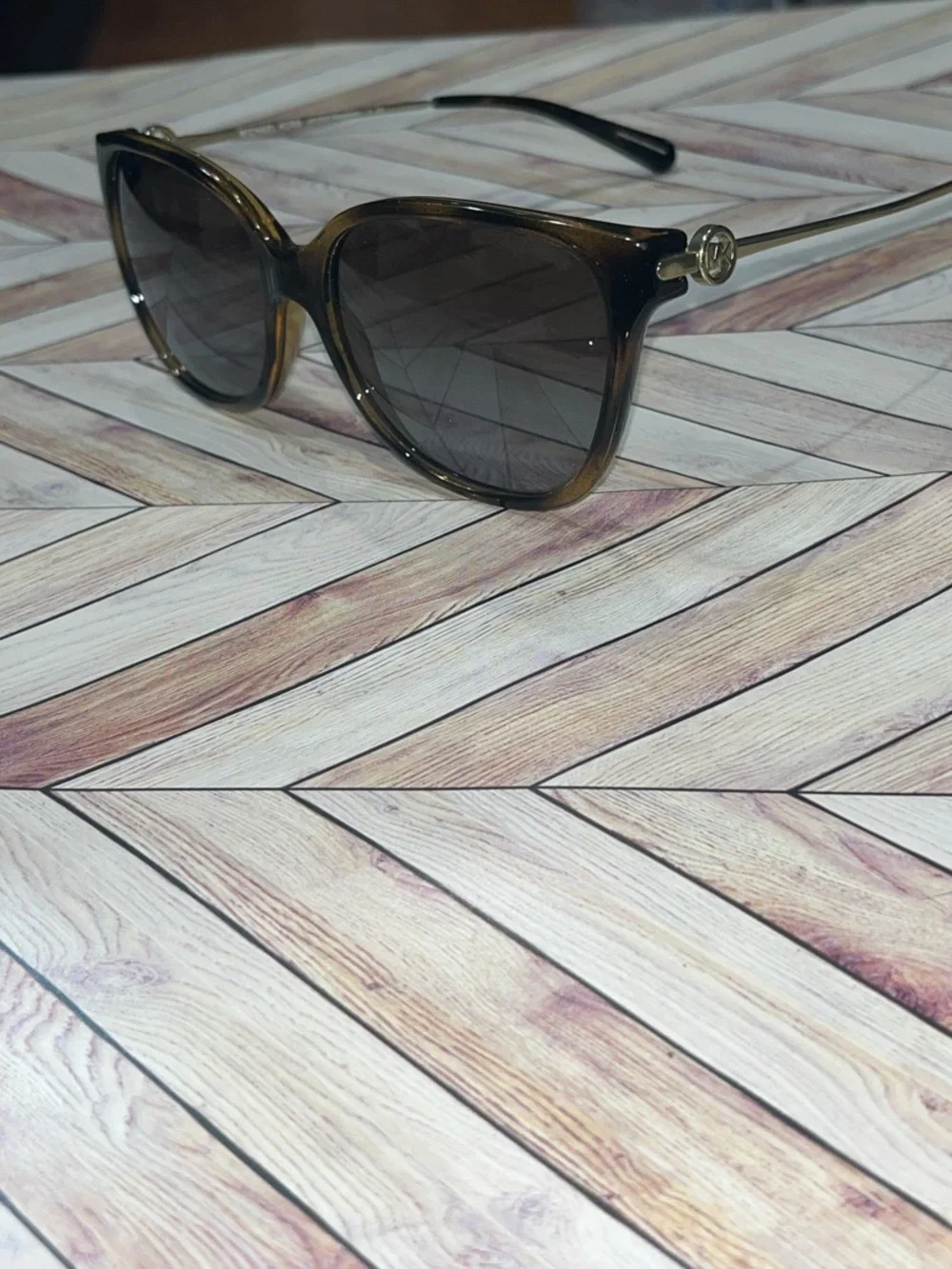 Michael Kors Marrakesh polarized tortoise shell Gradient sunglasses